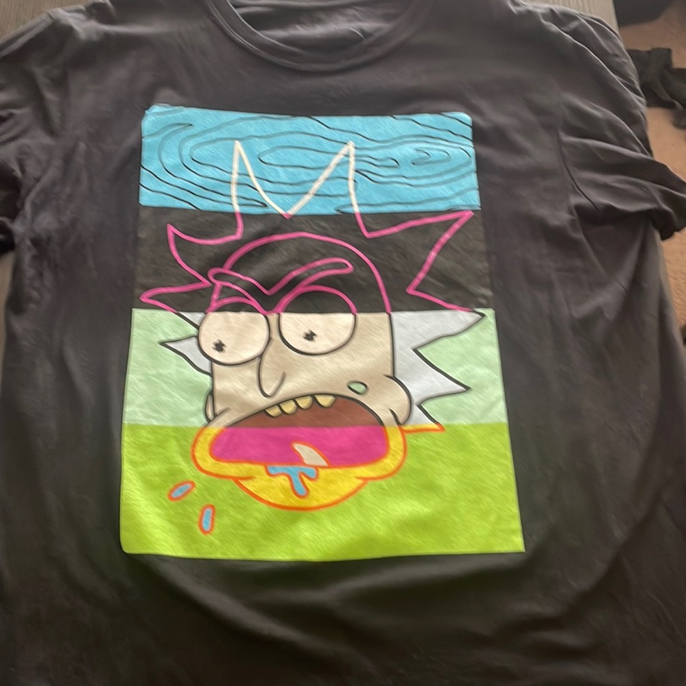 Rick & Morty - RICK black Large shirt